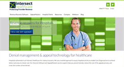 Desktop Screenshot of intersecthealthcare.com