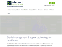 Tablet Screenshot of intersecthealthcare.com